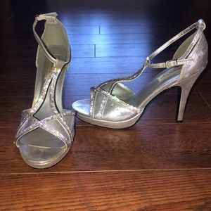 Silver Heels size 10